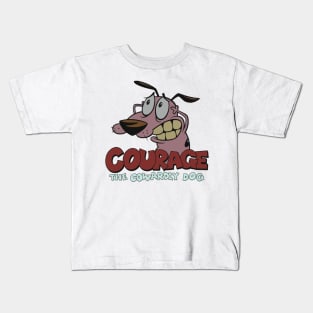 cowardly retro // Kids T-Shirt